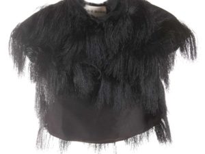 Black Fringe Coat