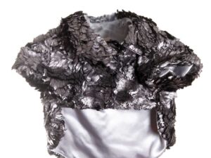 Silver Printed Feathers